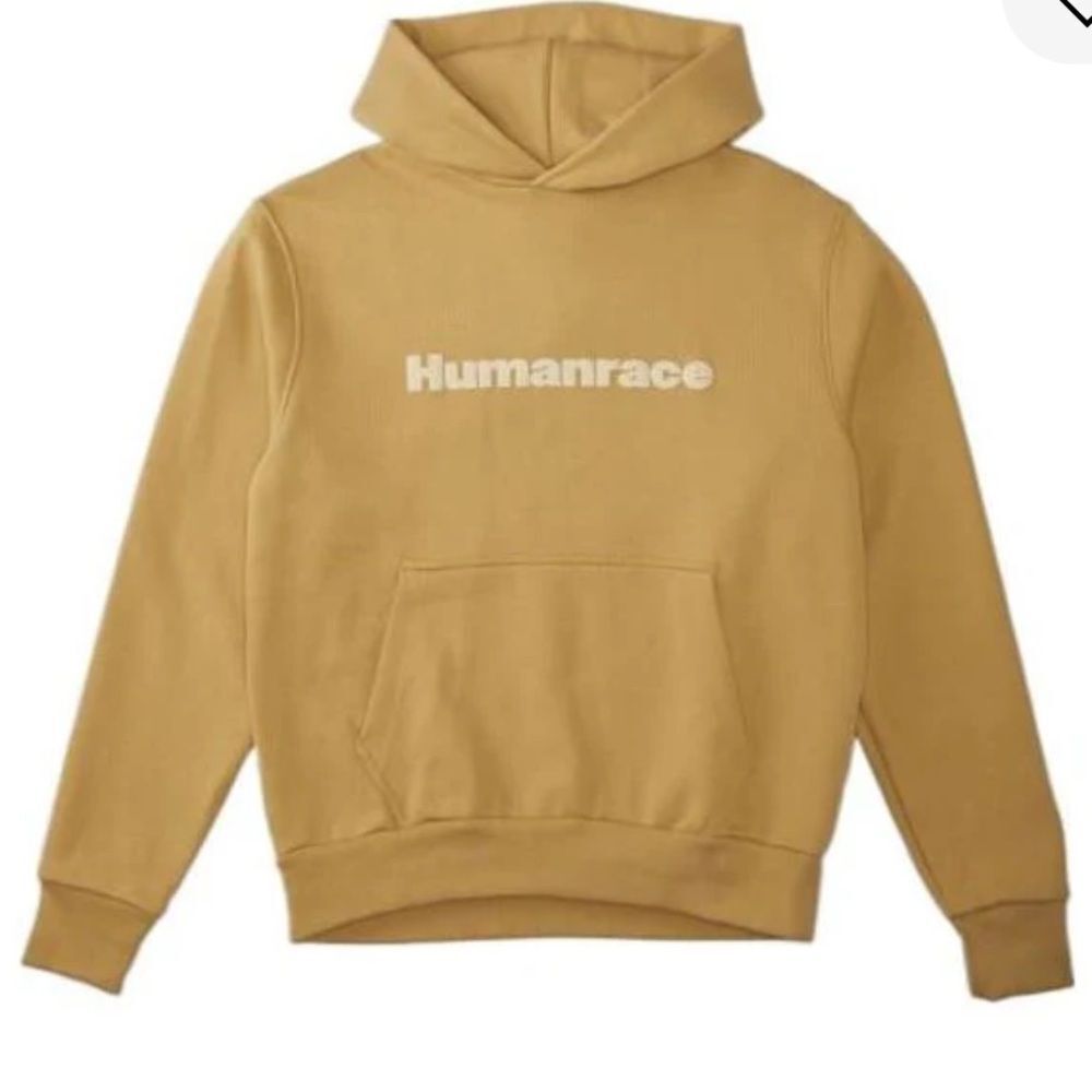 Adidas x Pharrell Williams Humanrace Basics Hoodie inGolden Beige XXS oversized